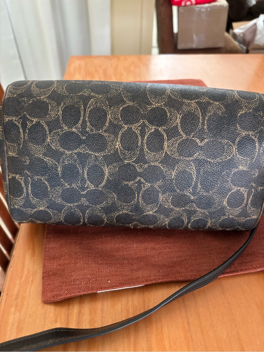 COACH Rowan Satchel Bag in Loved Signature Canvas W/charms - Picture 12 of 13